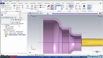 Stock Model Operations in Lathe – Mastercam 2017