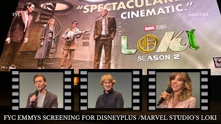LOKI: Highlights from the FYC Emmys screening for Loki #tomhiddleston #loki #marvel #disneyplus