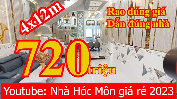 Bán nhà 4x12m xây 1 trệt 1 lầu gần KCN Hoàng Gia Cầu Lớn Hóc Môn I Nhà Hóc Môn Sổ hồng riêng 2023