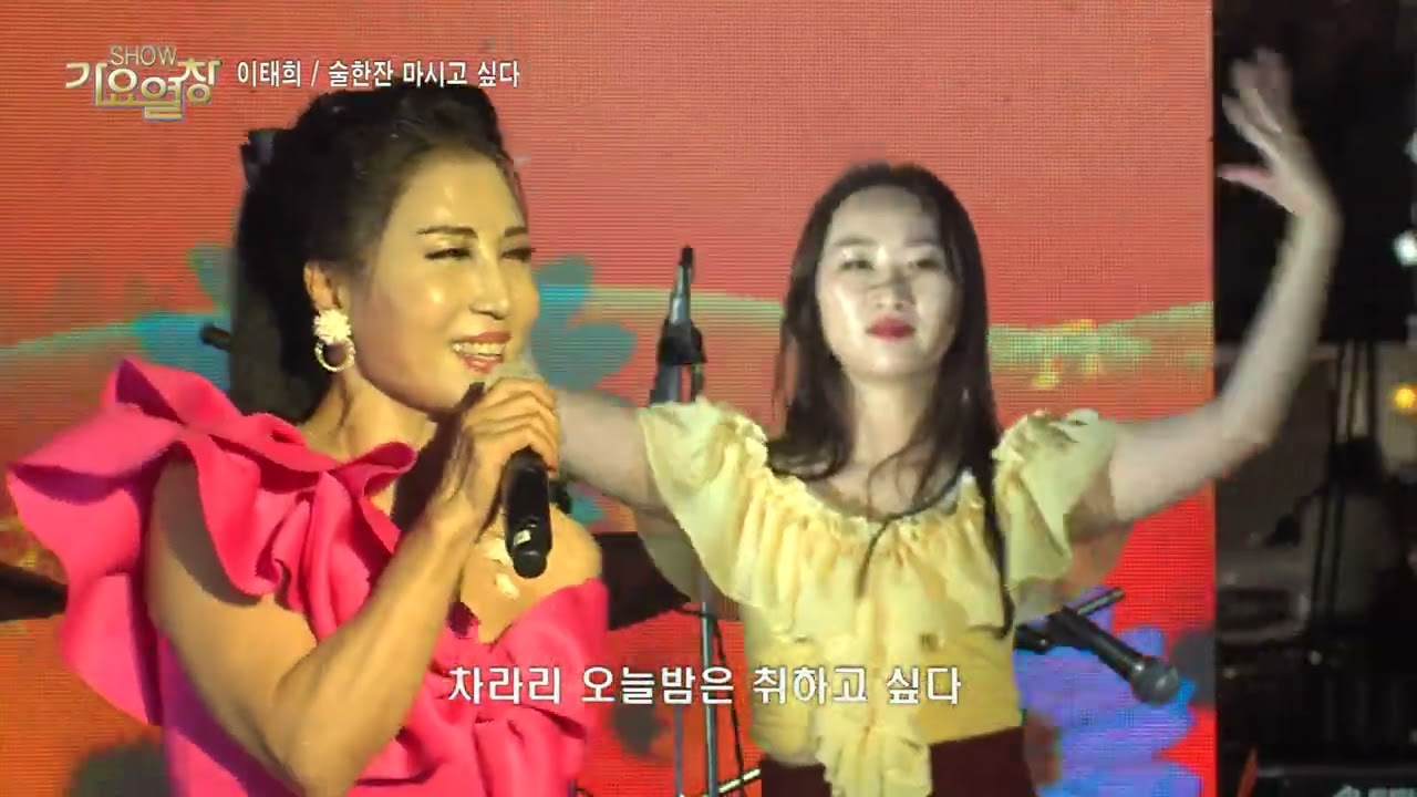 가수 이태희 , 술한잔 마시고 싶다 ,  부산광안리특설무대