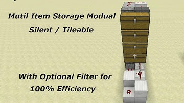 Minecraft Multi item storage