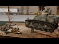 Verlinden Inspired Tamiya M3 Stuart Diorama - North Africa in 1/35th Scale