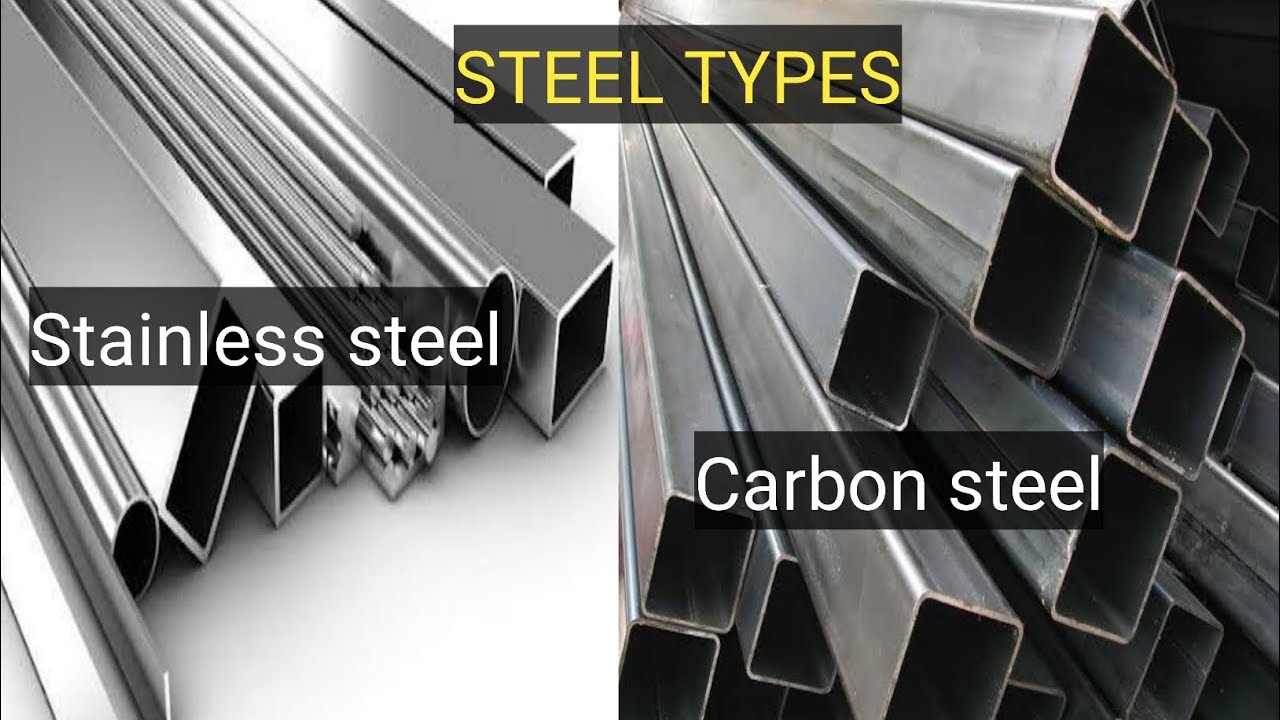 Steel Types - Stainless Steel Vs Carbon Steel Explained. 