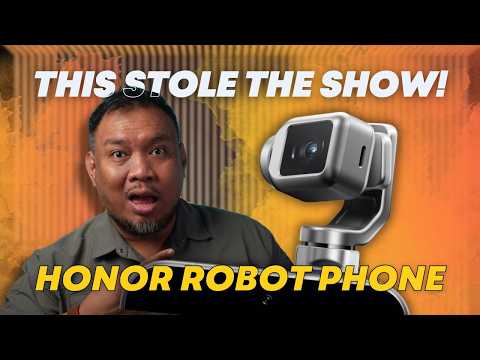 The AI-powered HONOR Robot Phone is CRAZY