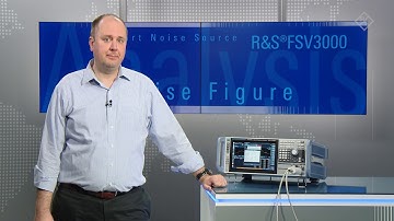 R&S FSV3000: Noise figure and gain measurements on an amplifier
