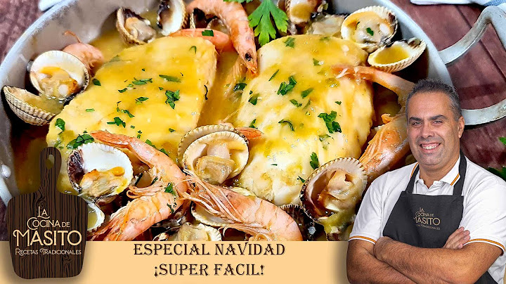 ESPECIAL NAVIDAD Merluza en salsa con berberechos y gambas ¡LA MAS RICA QUE PROBARÁS!