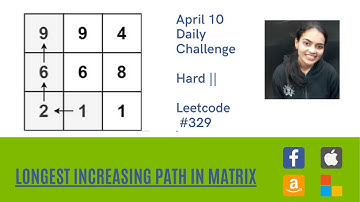Leetcode 329. Hard || Longest Increasing Path in a Matrix