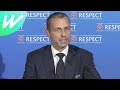 FULL Statement from UEFA President on European Super League | 2020/21 | News