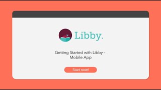 Getting Started with Libby - Mobile App screenshot 1