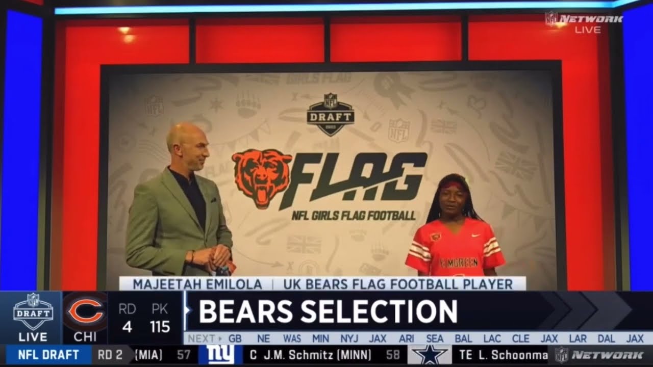 The Chicago Bears Select Roschon Johnson 115th Overall in the 2023 NFL Draft