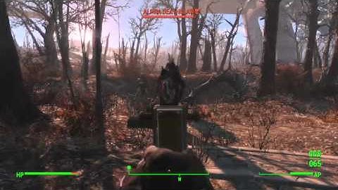 Alpha Deathclaw encounter