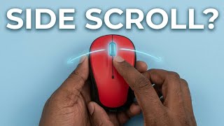 How to Scroll Sideways with Logitech M325s Mouse