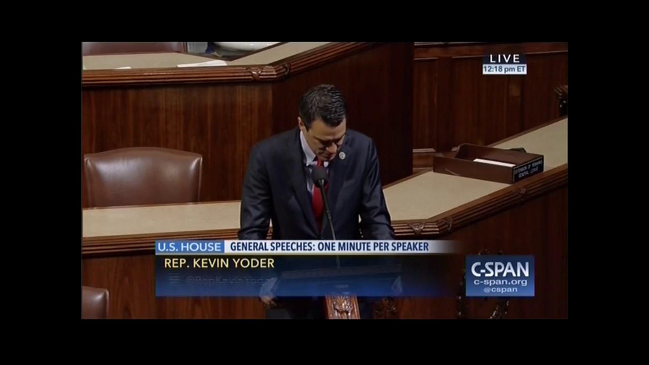 Rep. Yoder Discusses Veterans Legislation on House Floor
