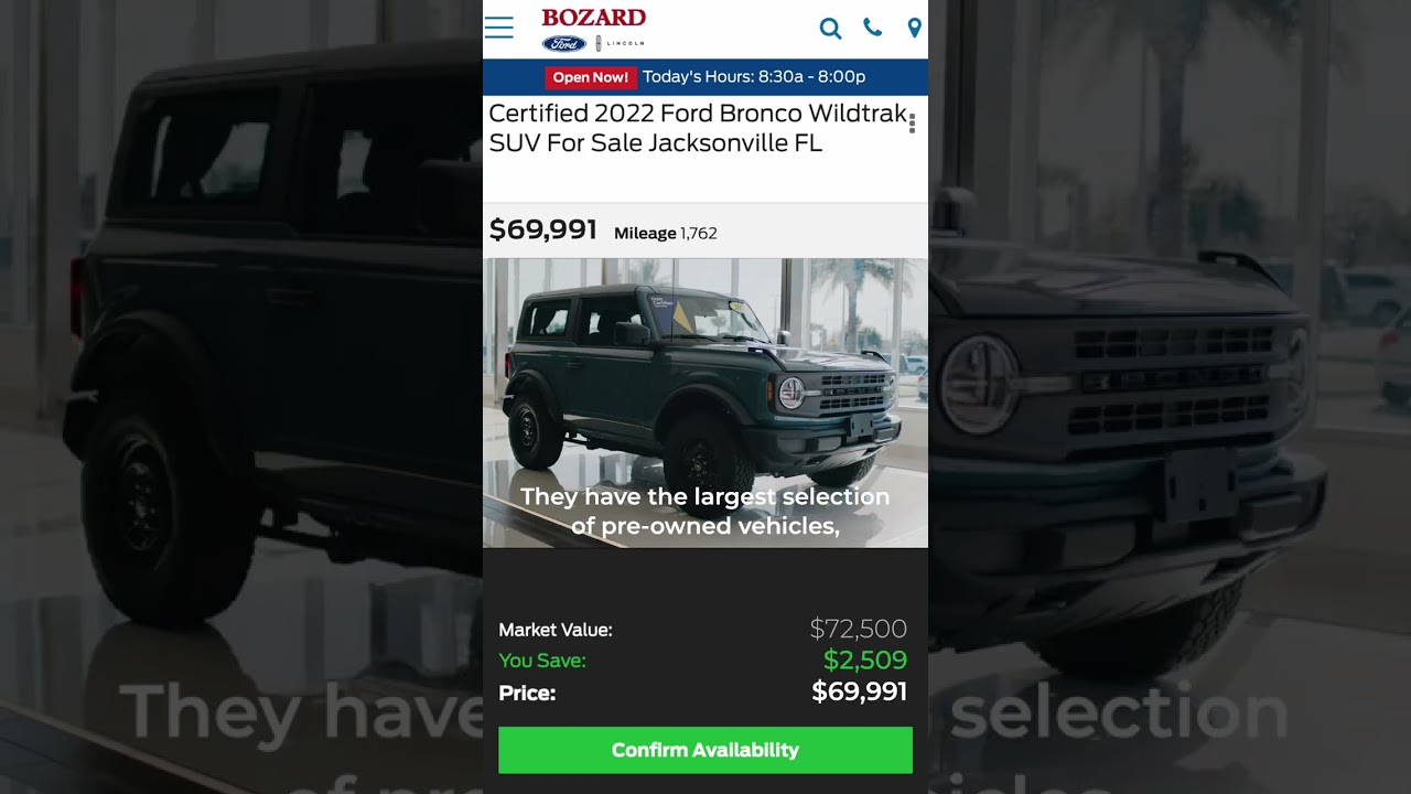 "Fast and Easy" - Pre-owned vehicles for sale in Jacksonville, FL - Bozard Ford Lincoln