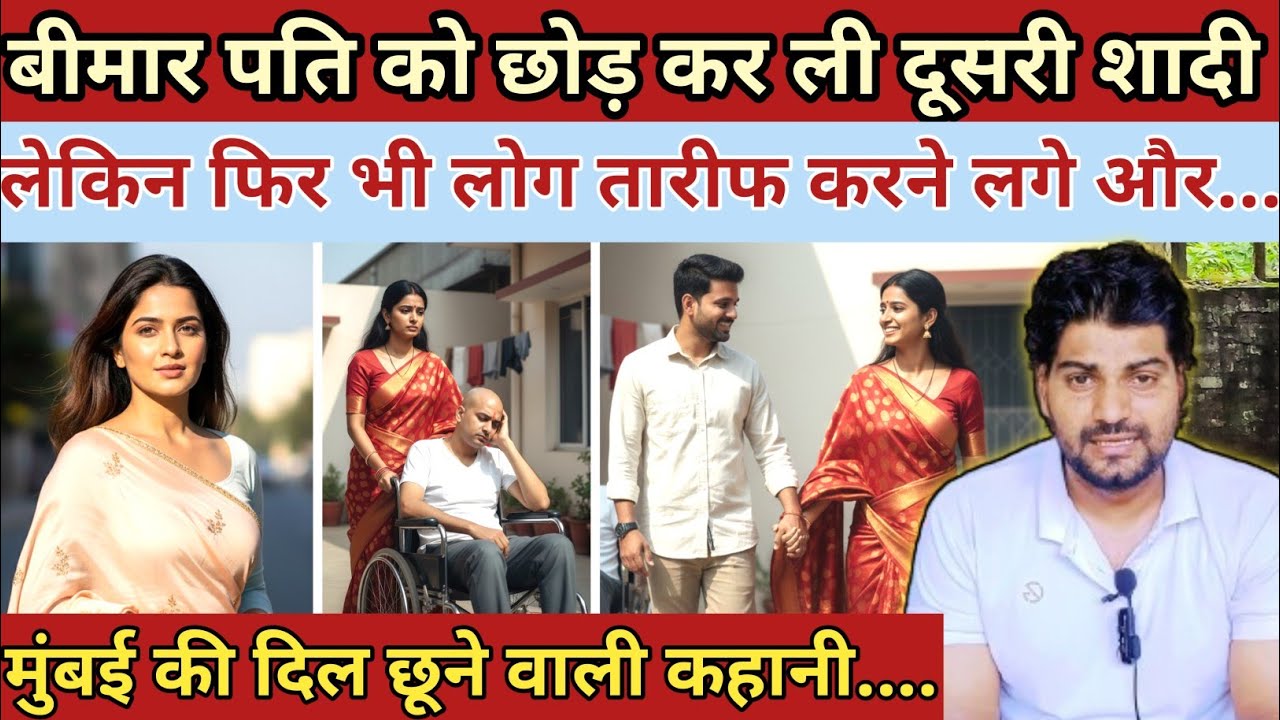 बीमार पति को छोड़ ||कर ली दूसरी शादी लेकिन फिर भी लोग तारीफ करने लगे||Emotional Story 