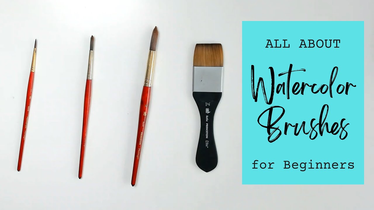 All About Watercolor Brushes for Beginners - What to Buy and How