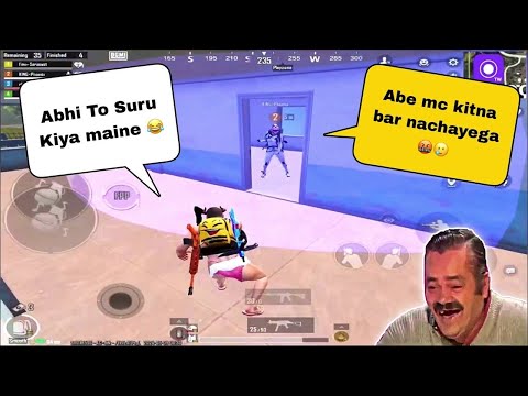 DANCING BOMB BEST USEING & NEXT LEVEL IRRITATING 😂👿 || TROLLING RANDOM TEAMMATES 😂 || BGMI FUNNY