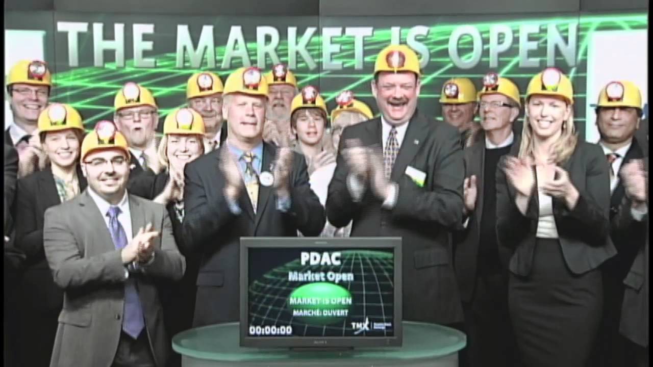 Prospectors and Developers Association (PDAC) opens Toronto Stock Exchange, March 6, 2012.