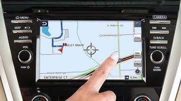2016 NISSAN Murano - Map Screen Overview (if so equipped)