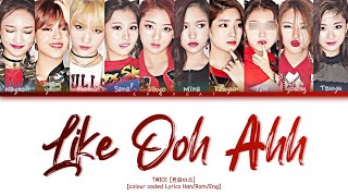 TWICE [트와이스] 'Like OOH-AHH' - You as a member [Karaoke] | 10 Members Ver.