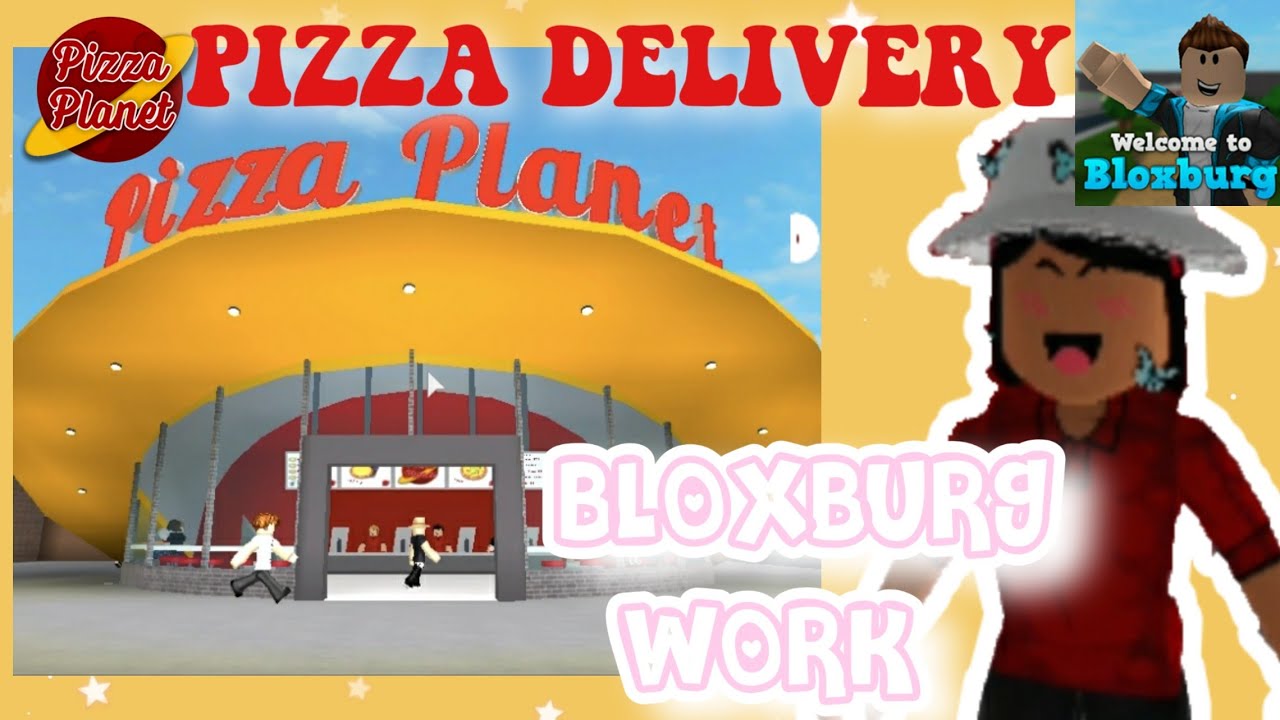 BLOXBURG | Working At The Pizza Delivery | Roblox Bloxburg | Speed ...