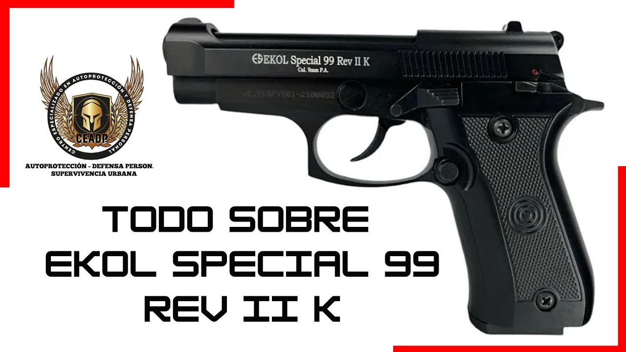 🔥 REVISIÓN COMPLETA DE EKOL SPECIAL 99 REV II PISTOLA TRAUMÁTICA