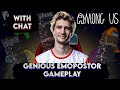 XQC AMONG US - impostor gameplay with Adept