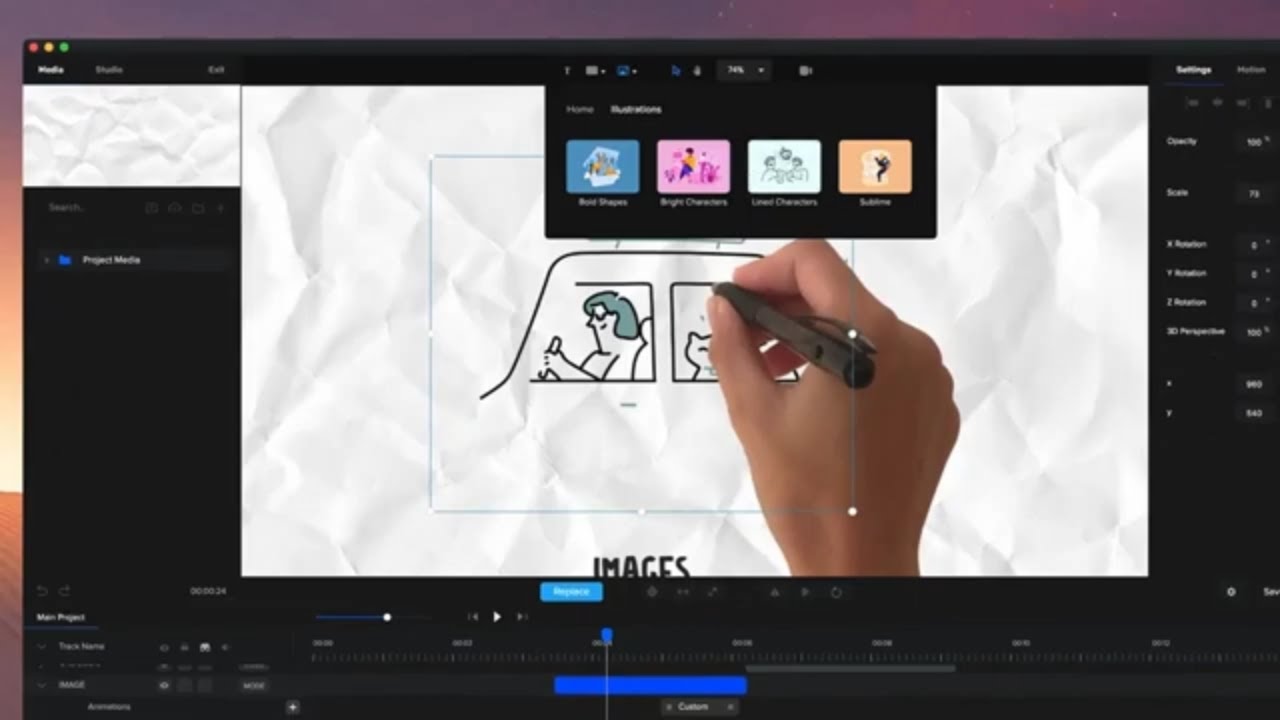 How to use the Doodle effect with any element | CS Animation Software ...