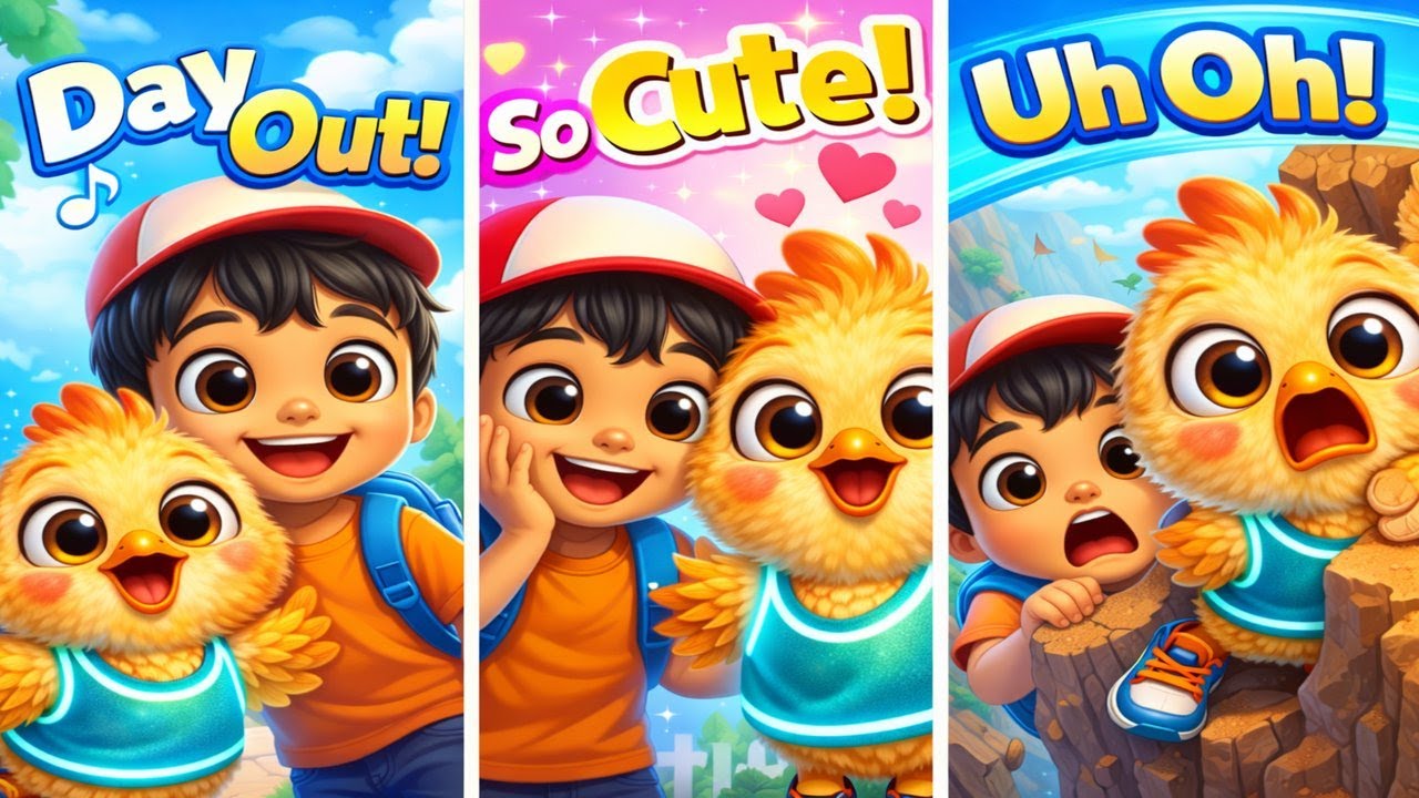 Funny & Cute 3D Animation, cute animal animation,cute cartoon chick,chick cartoon 3d,chick day out