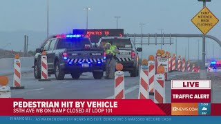 Pedestrian seriously injured after crash in north Phoenix