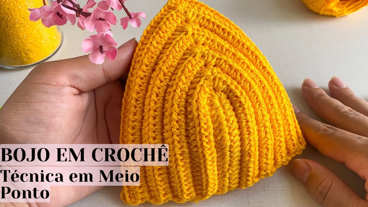 Nova técnica de bojo - em meio ponto alto - modelagem perfeita - ​⁠​⁠@Marcos Junior Crochê