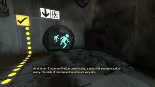 Прохождение Portal 2 #1 Кубы и кнопки