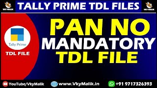 Pan Number TDL File in Tally Prime | Tally Prime Latest TDL File |  Tally Prime Free TDL File screenshot 4