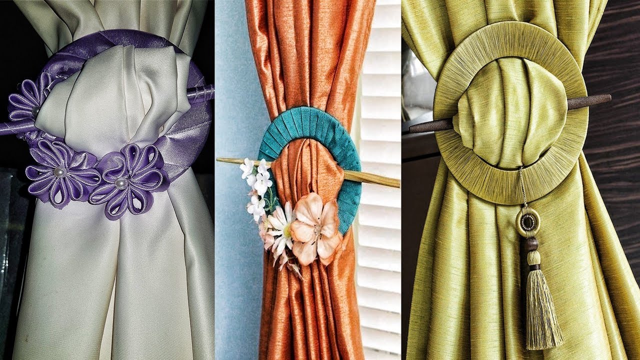 حيل وابتكارات لتزيين الستائر - اعمال يدوية سهلة وبسيطة والنتيجة رائعة