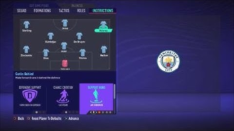 REVIEW FIFA 21 Custom Tactics - Recreate 4-3-3  Manchester City + Instructions - Replicate real