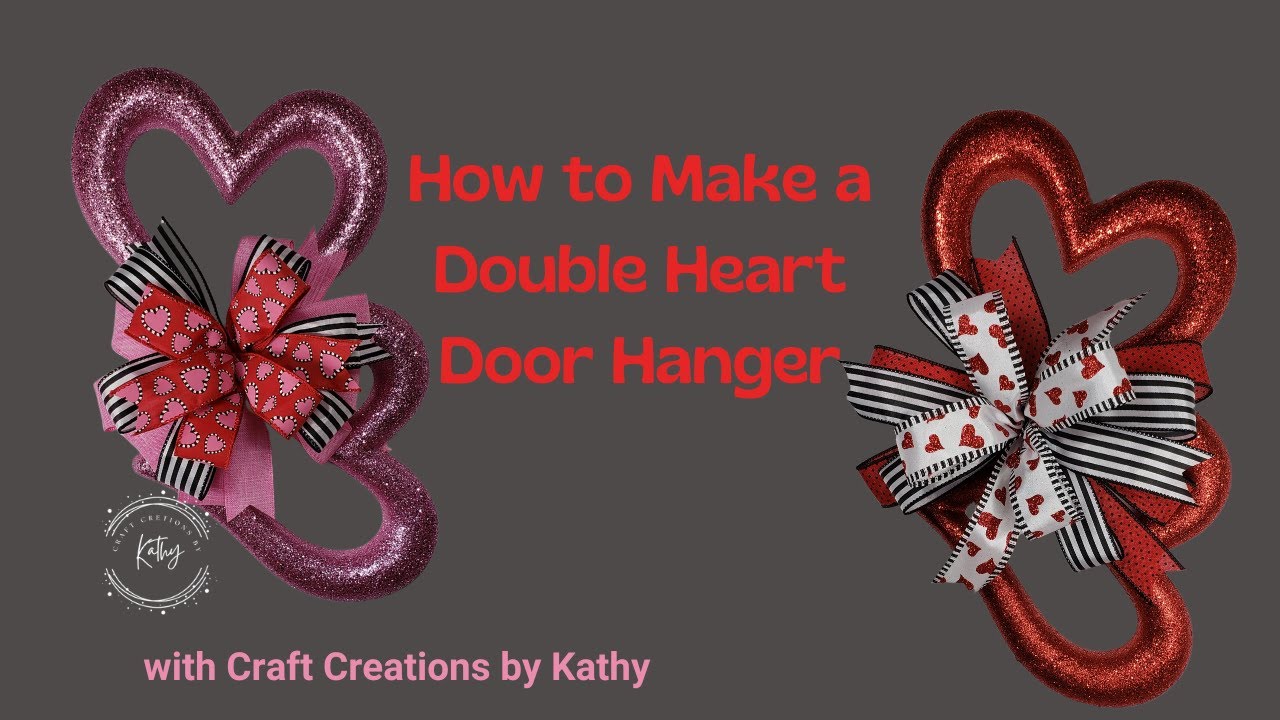 How to make floating hearts with the Dollar Tree foam hearts