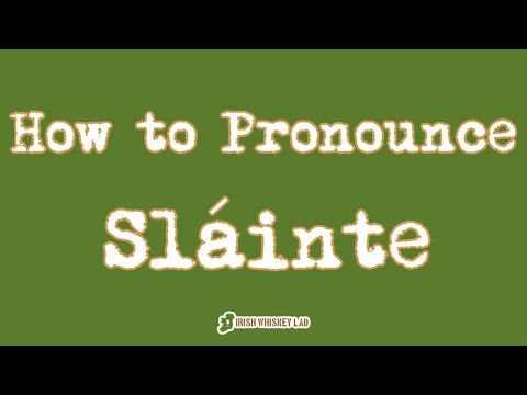 ☘️ How to Pronounce Sláinte - the Irish way!