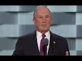 FULL: Michael Bloomberg is fired up for Hillary! - Democratic National Convention