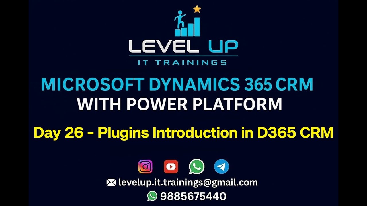 Day 26 - Plugins Introduction in D365 CRM