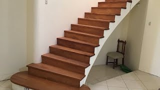 INSTALACIÓN DE PASOS PARA ESCALERA EN MADERA PUMAQUIRO (Soy Carpintero)
