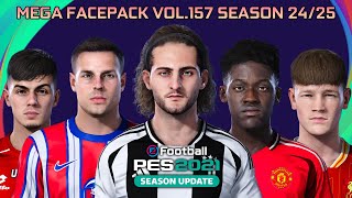 MEGA FACEPACK VOL.157 SEASON 24/25 - PES 2021 SMOKEPATCH & INFERNO PATCH