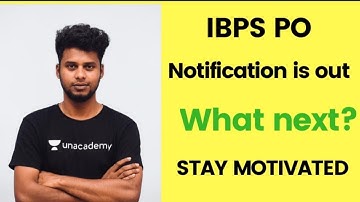 IBPS PO Notification is Out|| Naresh Kumar