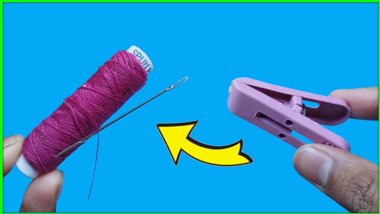 Many Don't Know, Easy Way to Thread a Needle Using a Chipotle | life hacks | New ideas project hacks