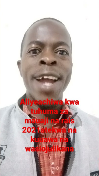 AACHIWA KWA TUHUMA ZA MAUAJI MWAKA.2021 ATEKWA NA MWILI KUKUTWA UMEUAWA KISARAWE INASIKITISHA