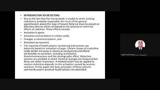 شرح المحاضرة السادسة عشر من مادة الوقاية من الاشعاع النظري مرحلة_ثانية