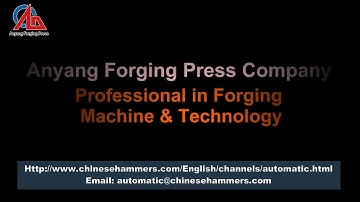 Anyang Automatic forging press line produce pipe fittings with robot