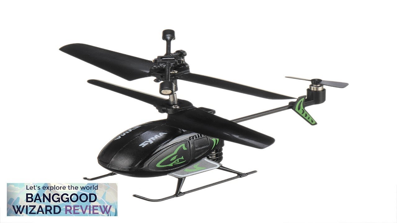 Syma S100 2.4G 3CH Mini Altitude Hold One Key Take Off/Landing RC Review
