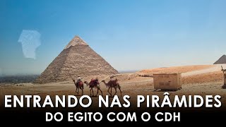 Entre na grande pirâmide de Queóps com a gente!