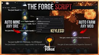 No Key The Forge Script - Auto Mine Auto Farm Mob Auto Forge Masterwork Much More Feature