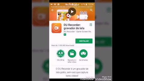 Como gravar a tela de qualquer celular Android do 4.0 gravador é leve  4,13 MB